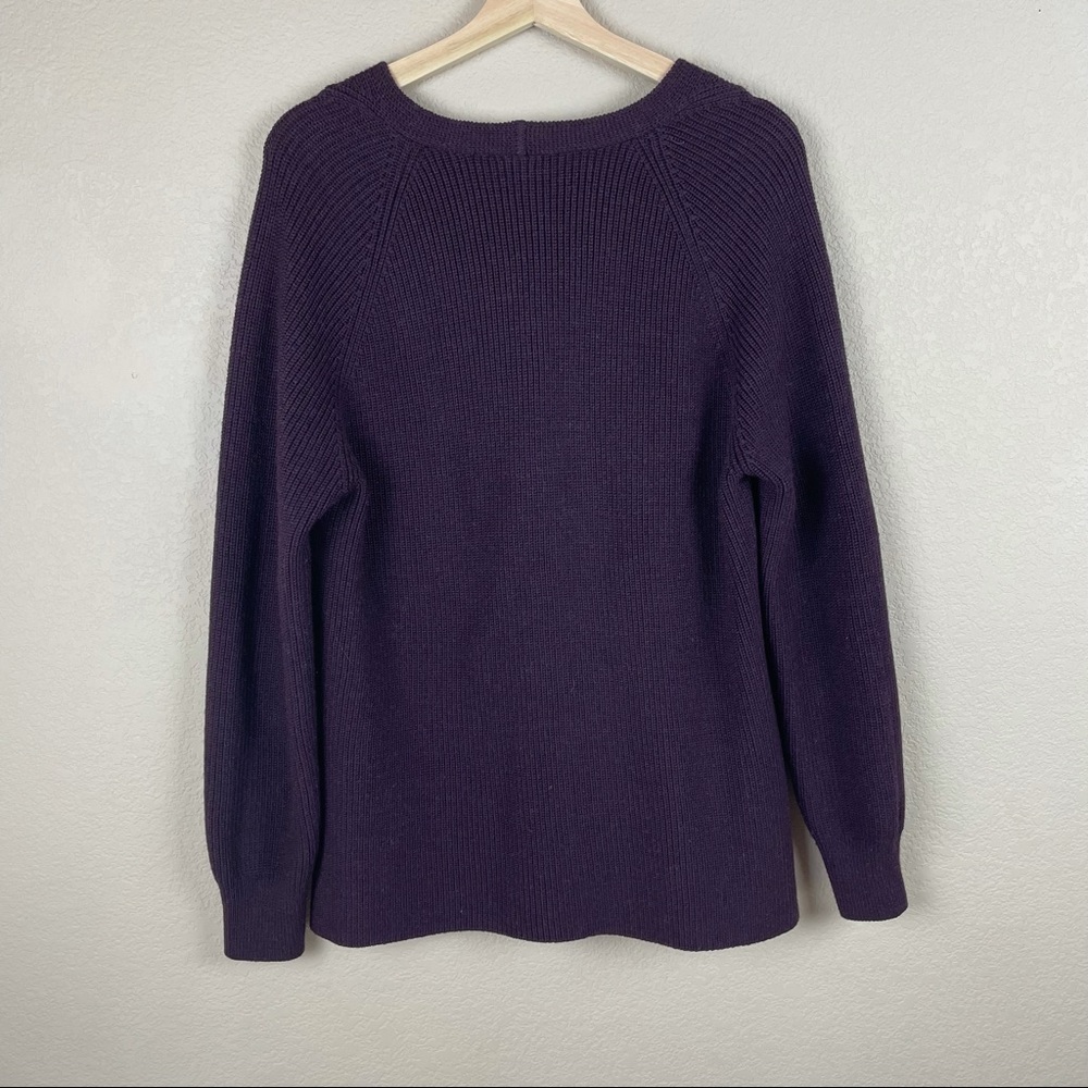 Athleta Switchback Purple Pullover Sweater - image 5